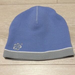 Aeropostale Y2K Blue White Beanie